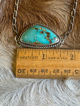 Load image into Gallery viewer, Easter Blue Triangle Necklace