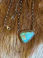 Load image into Gallery viewer, Royston Blue Necklace Triangle