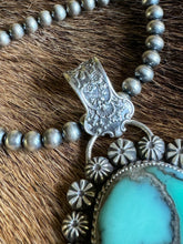 Load image into Gallery viewer, Desert Bloom Variscite Hidden Heart Pendant