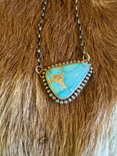 Load image into Gallery viewer, Royston Blue Necklace Triangle