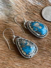 Load image into Gallery viewer, Morenci 2 Turquoise Dangles