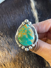 Load image into Gallery viewer, Rising Phoenix Turquoise Stamped Beauty