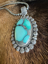 Load image into Gallery viewer, Desert Bloom Variscite Hidden Heart Pendant
