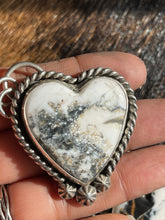 Load image into Gallery viewer, White Buffalo Heart Pendant
