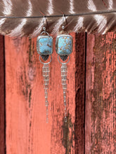 Load image into Gallery viewer, Sandhill Turquoise Duster Fringe Earrings
